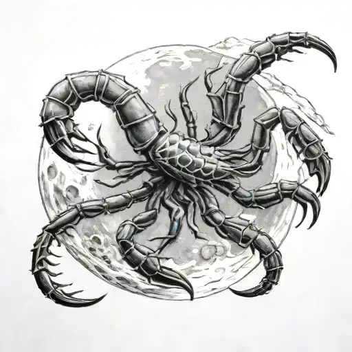 One Scorpion On Moon
