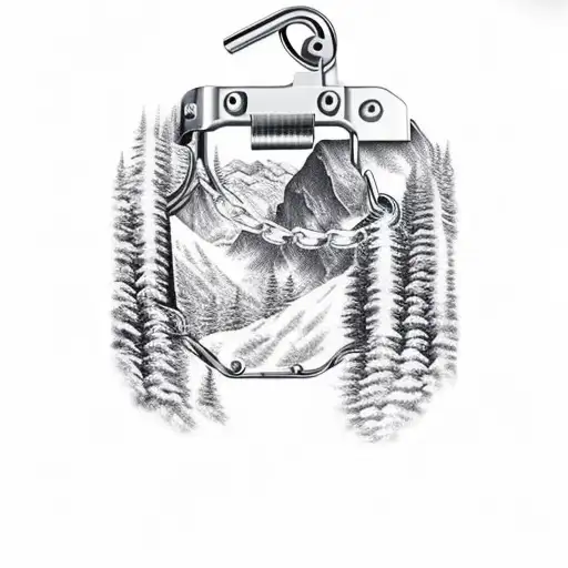 Mix With A Carabiner That Holds The Picture As A Portrait