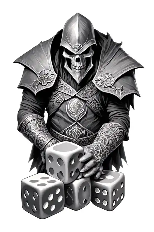 Dnd Heros With Dices