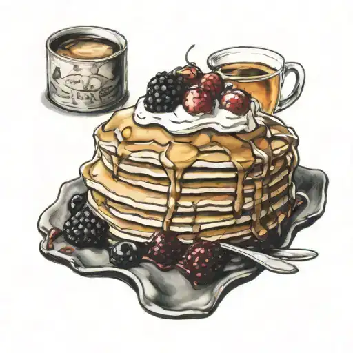 Pancake Portrait Polaroid Picture