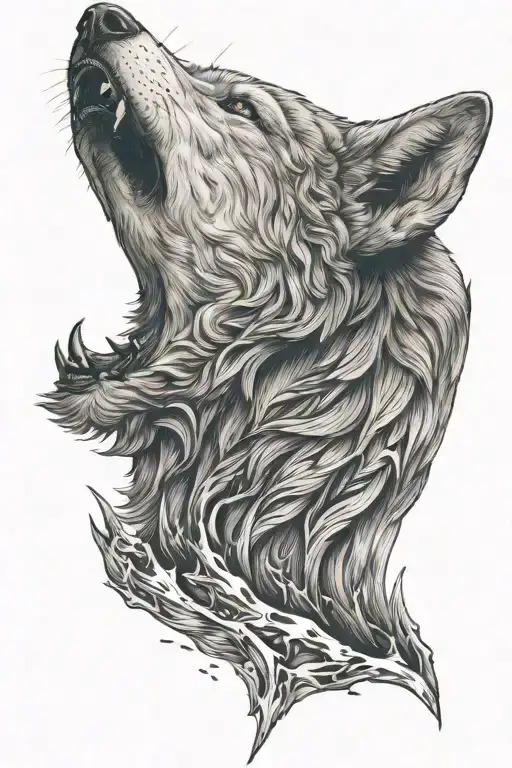 Fenris Wolf Howling