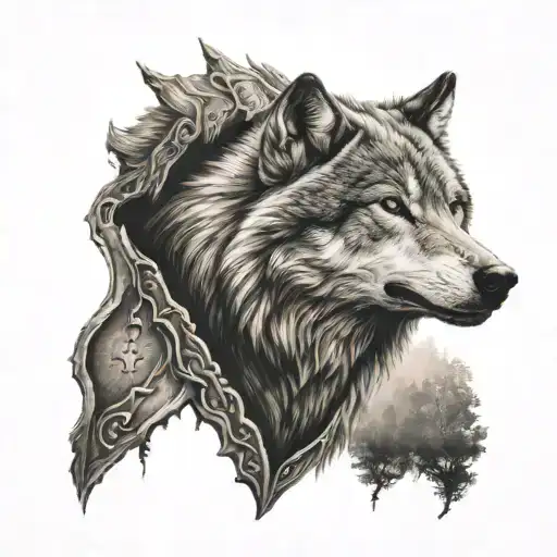 Wolf Head Wikinger