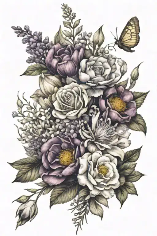 Birth Flower Bouquet