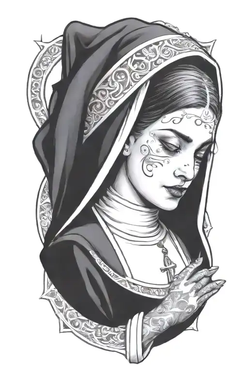 Naughty Sexy Young Nun