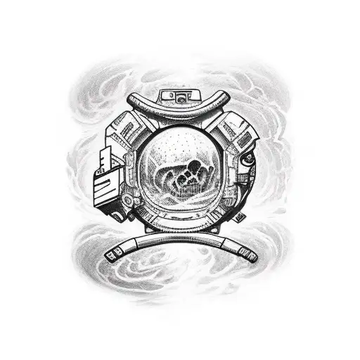 Astronaut Opening Another Dimension