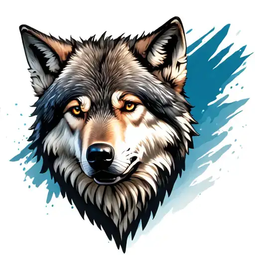 Alpha Wolf Head