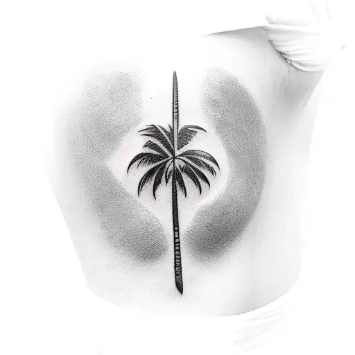 Palm Tree In Tricep