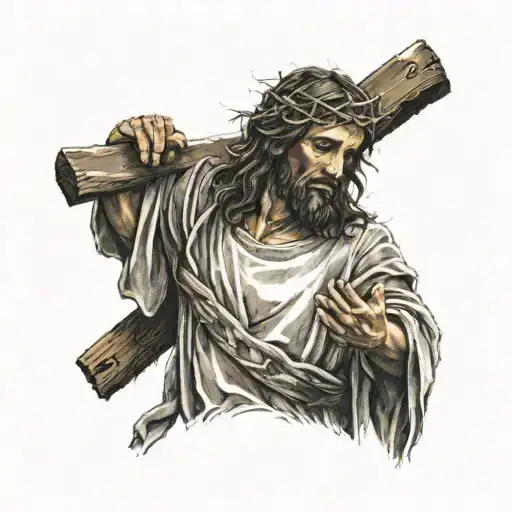 Jesus Carrying The Cross