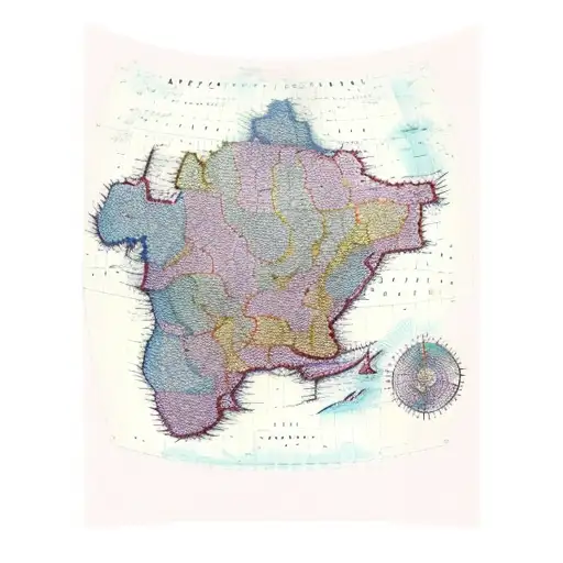 A Map Background Depicting West Africa The Atlantic And The East Cost Of The Usa