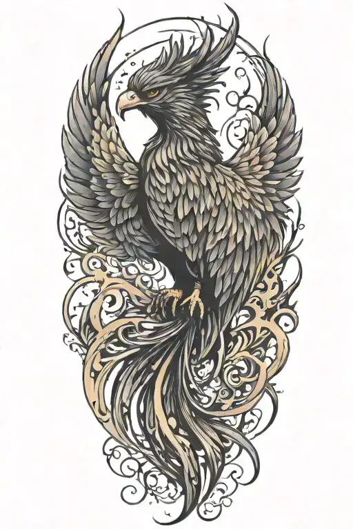 Phoenix Rising From The Ashes