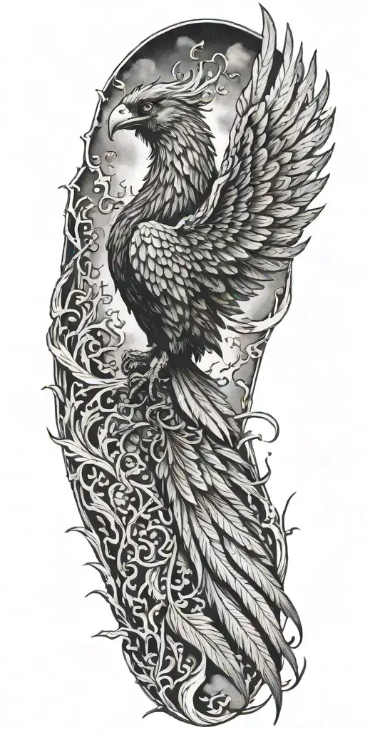 Phoenix Rising From The Ashes