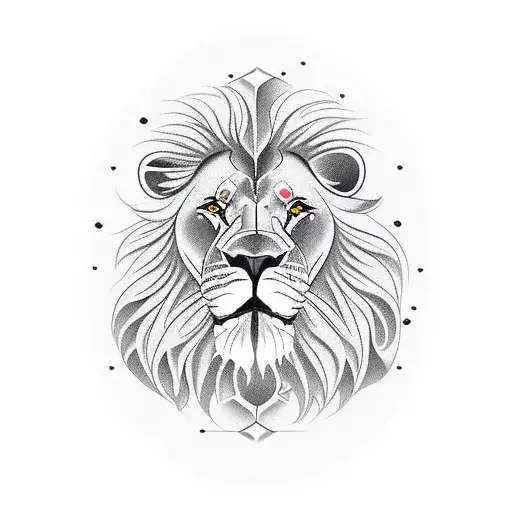 Lion With Hourglass
