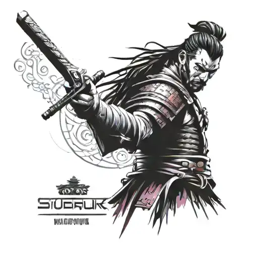 Cyberpunk Samurai Warrior