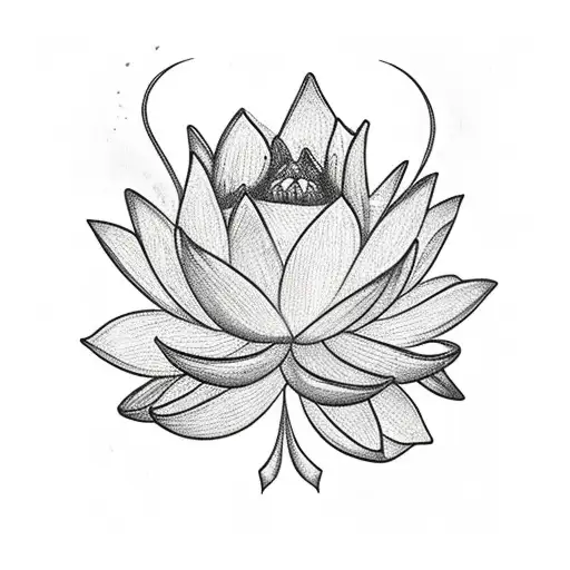 Lotus Flower With Unalone
