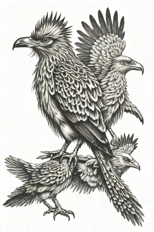 Roadrunner And Eagle