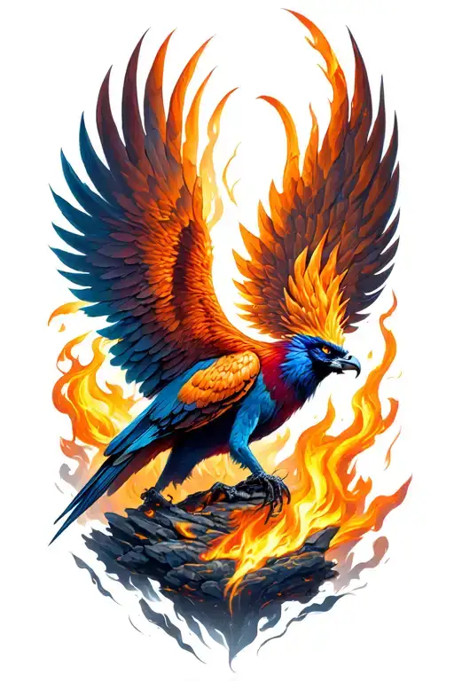 Phoenix Rising From The Ashes