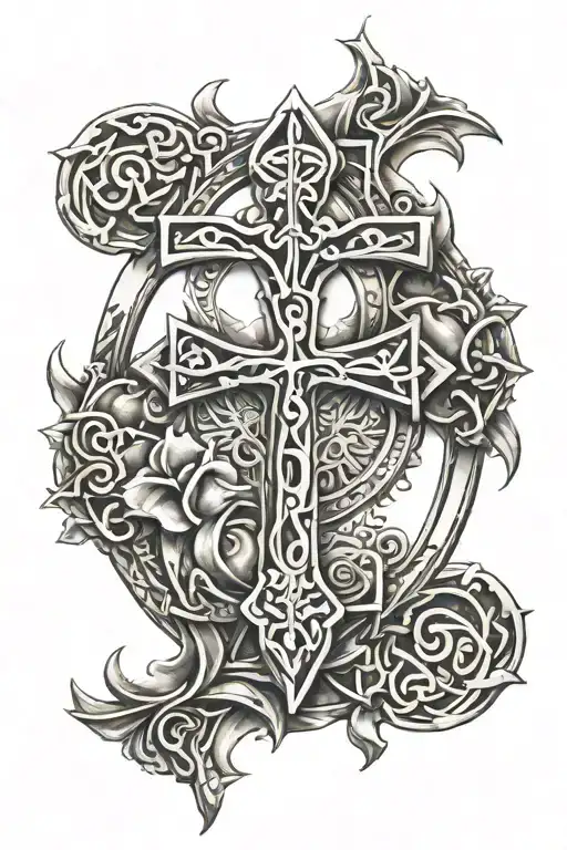 Ankh Symbol With Mother Love