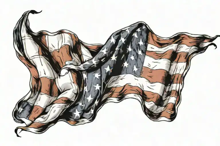 American Flag Into Italian Flag