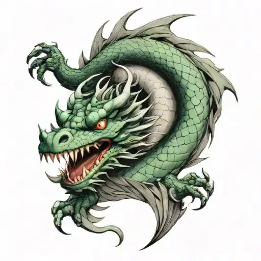 Haku Dragon From Spirited Away