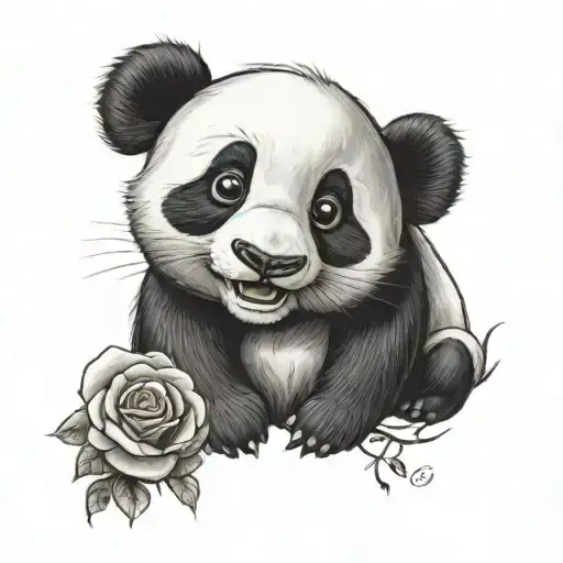 Mickey Mouse Rose Panda