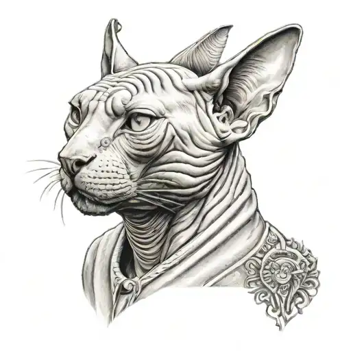 Sphynx Cat Egyptian