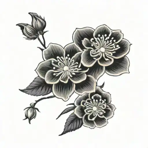 Mexican Embroidered Flowers