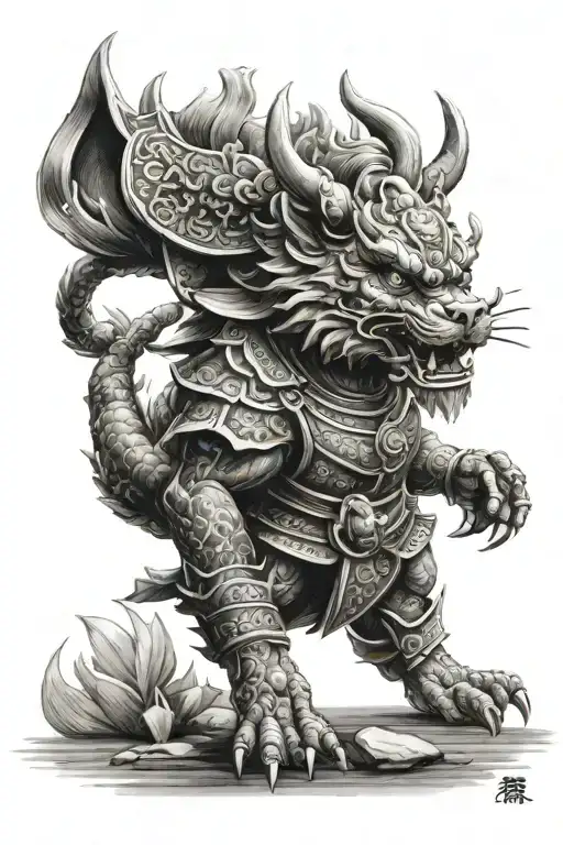 Samurai Foo Dog