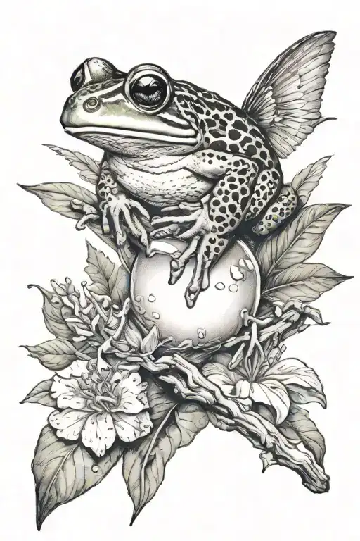 Frog And Hummingbird