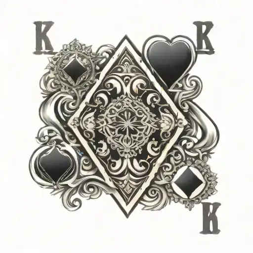 King Of Diamonds Playing Card