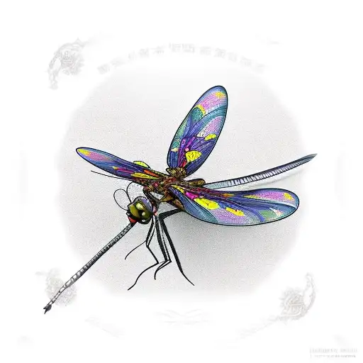 Memorial Dragon Fly With The Date 1960-2024