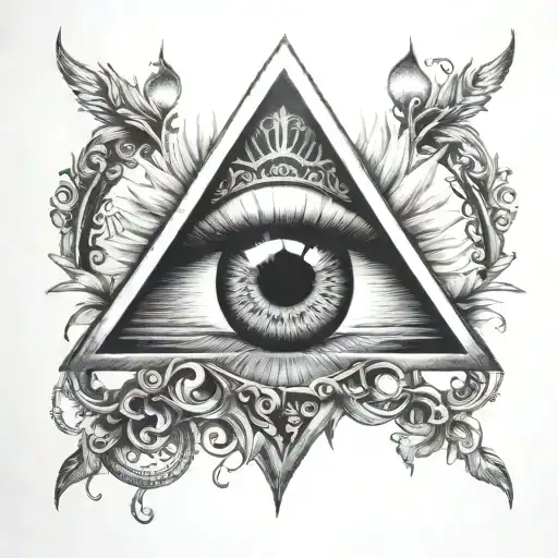 All Seeing Eye Symbol Integrated