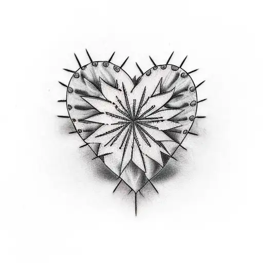 Cactus Shaped Heart