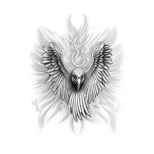 Eagle Spreading Wings Full Size