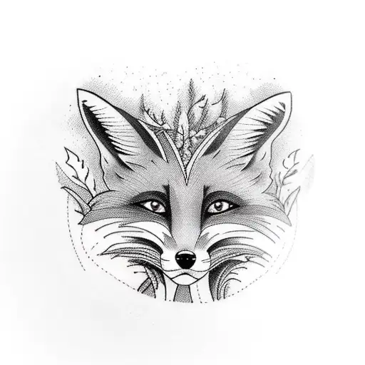 Fox In The Forest With Ivy Sleeves