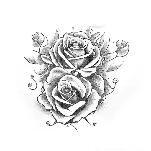 Skull And Roses