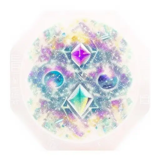 Incorporate A Variety Of Healing Crystals Into A Galaxy Design