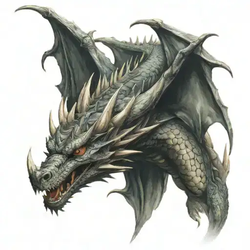 Climbing Dragon Wrapped