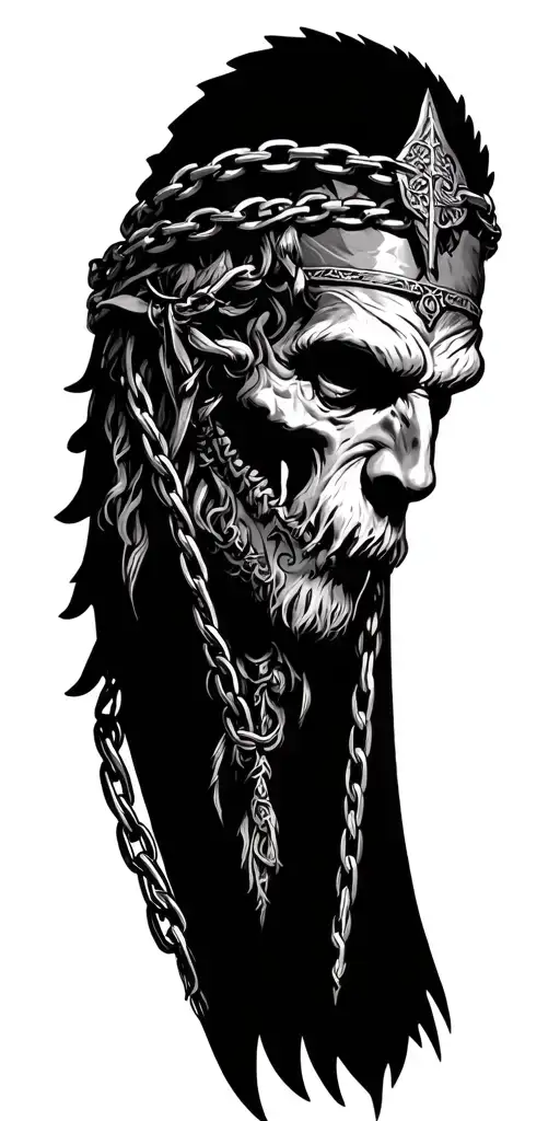 A Right Chain Type Medieval Realistic Style