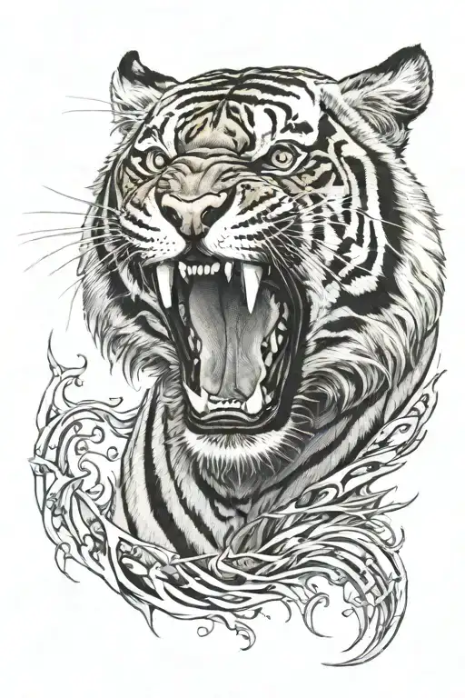 Tiger Roaring