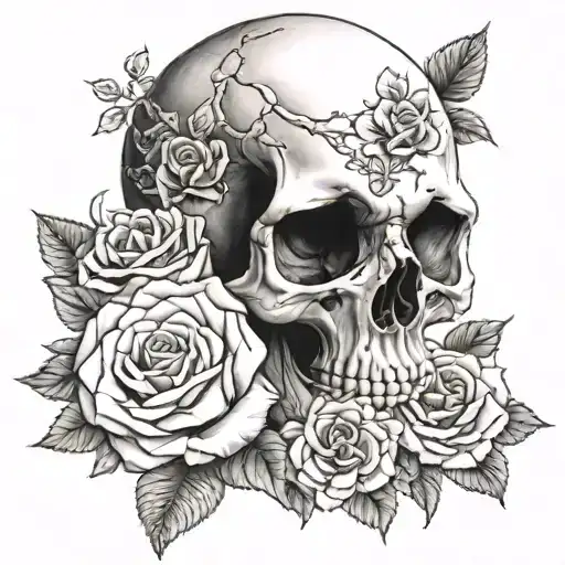 Skull And Roses