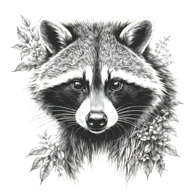 Full Body Raccoon Forest