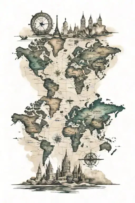 Travel And World Map Made