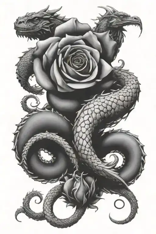 Rose And Dragon