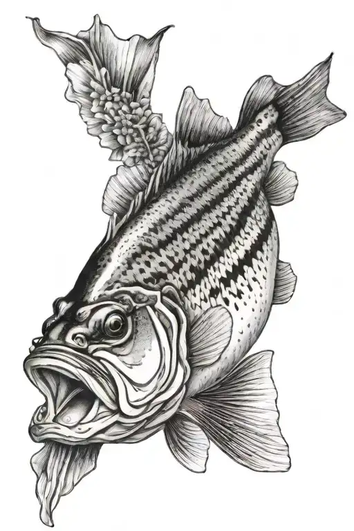 Largemouth Bass Made From Nature