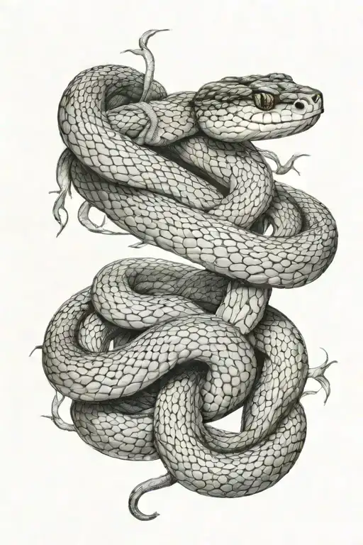 Snake Wrapped