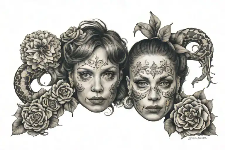 Realistic Portrait Of