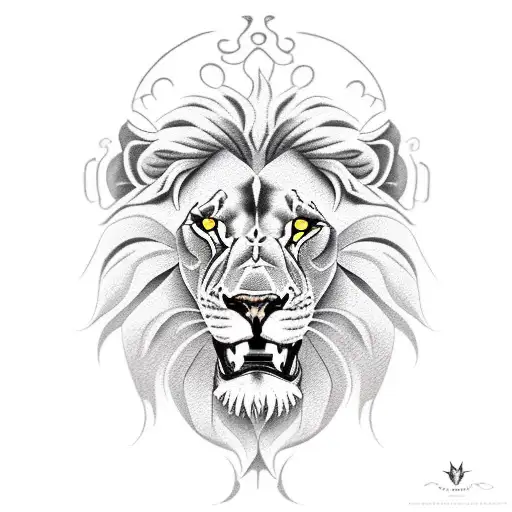 Lion With Dead For Neck