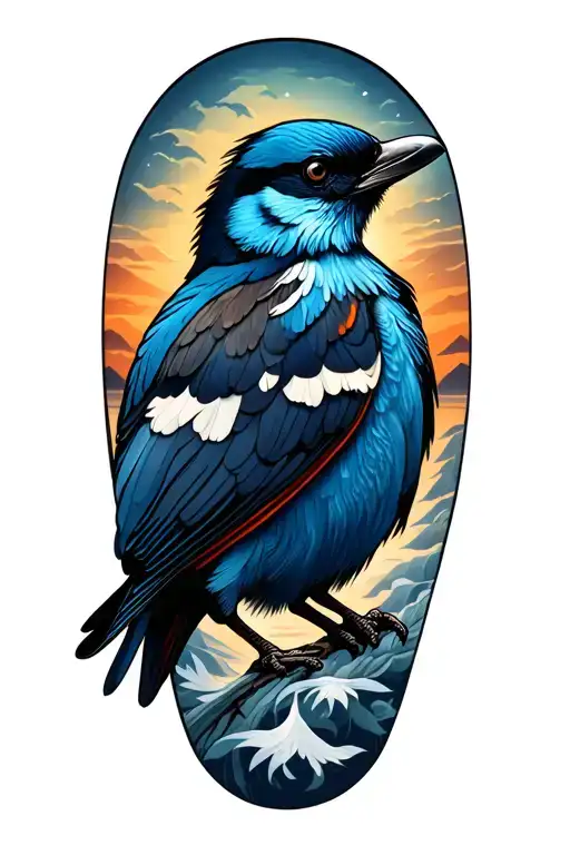 Group Sign North And Bird