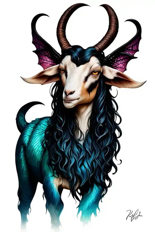 Succubus Goat Mermaid