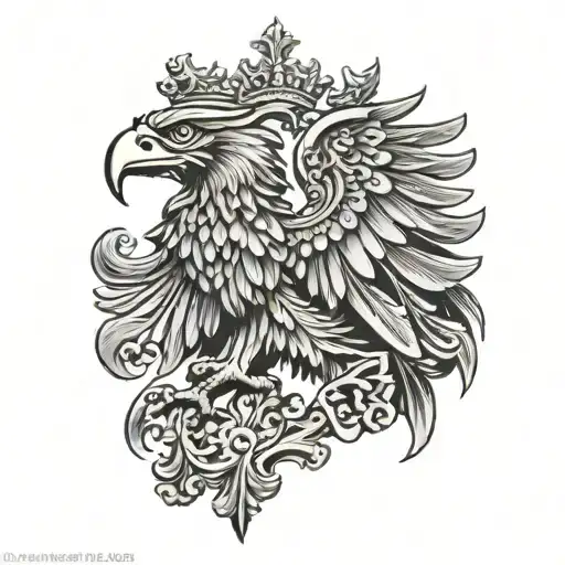 German And Polish Eagle